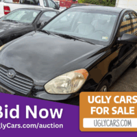 2008 Hyundai Accent GLS - $1,350.00 — <a href="https://uglycars.com/auction/" target="_blank" rel="noopener noreferrer">BID NOW</a>