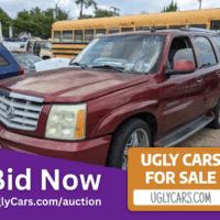 2003 Cadillac Escalade - $1,150.00 — <a href="https://uglycars.com/auction/" target="_blank" rel="noopener noreferrer">BID NOW</a>